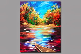 Virtual Paint Nite: Fall Boat Ride (Ages 13+)